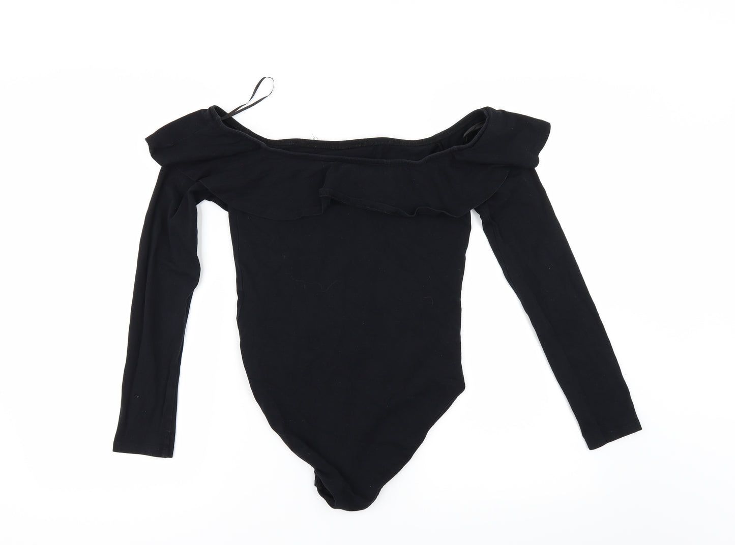 Topshop Womens Black   Bodysuit One-Piece Size 10