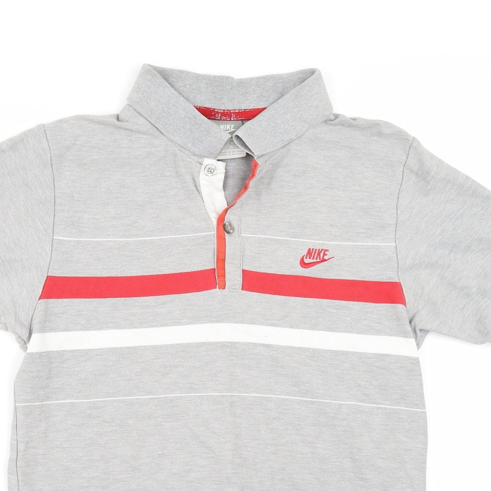 Nike Mens Grey    Polo Size S