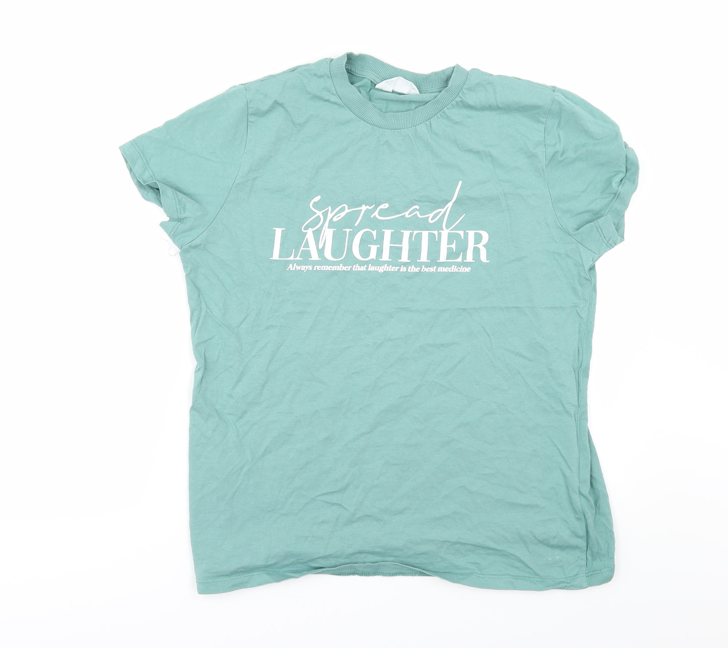 Primark Womens Green   Basic T-Shirt Size S