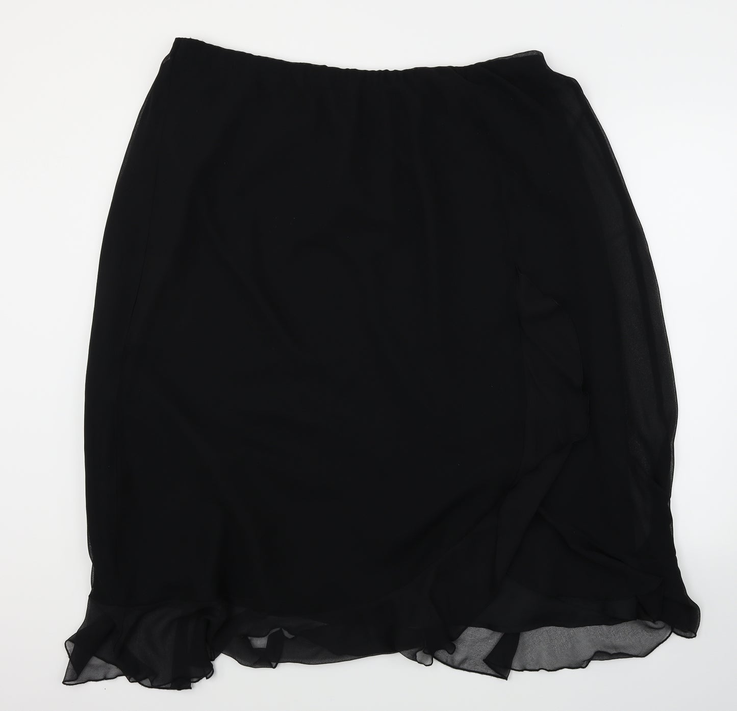 Joanna Hope Womens Black   Flare Skirt Size 26