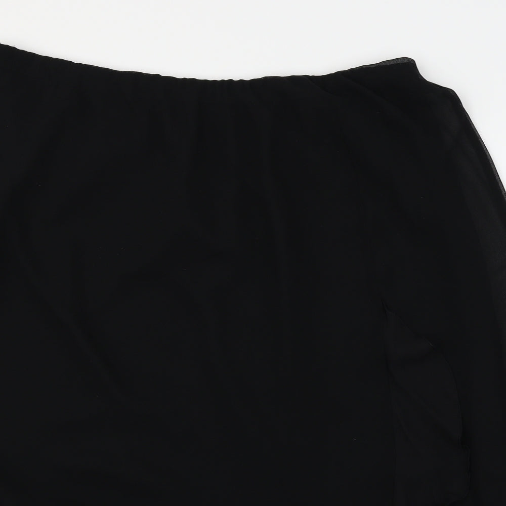 Joanna Hope Womens Black   Flare Skirt Size 26