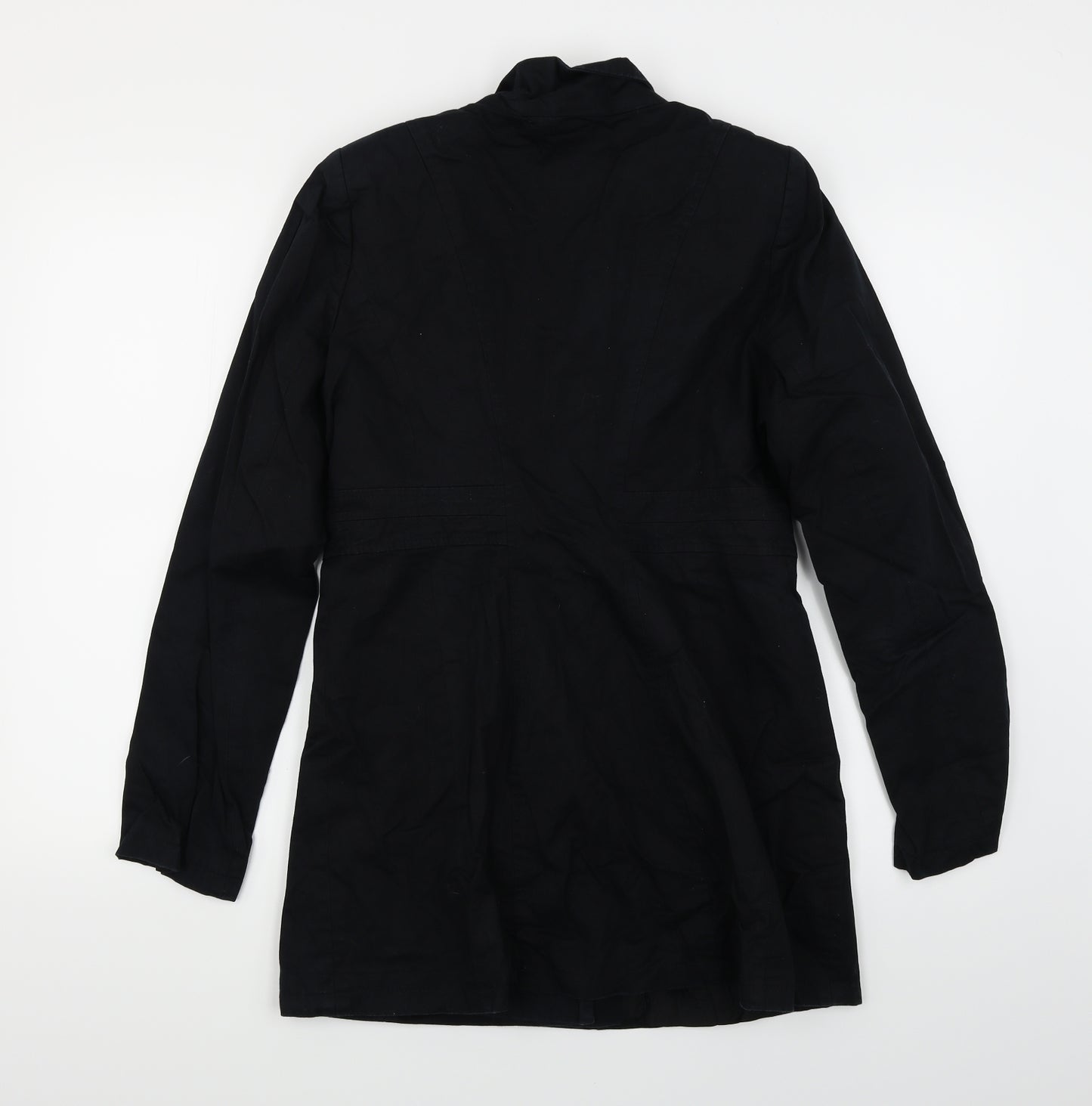 Jane Norman Womens Black   Overcoat Coat Size 12
