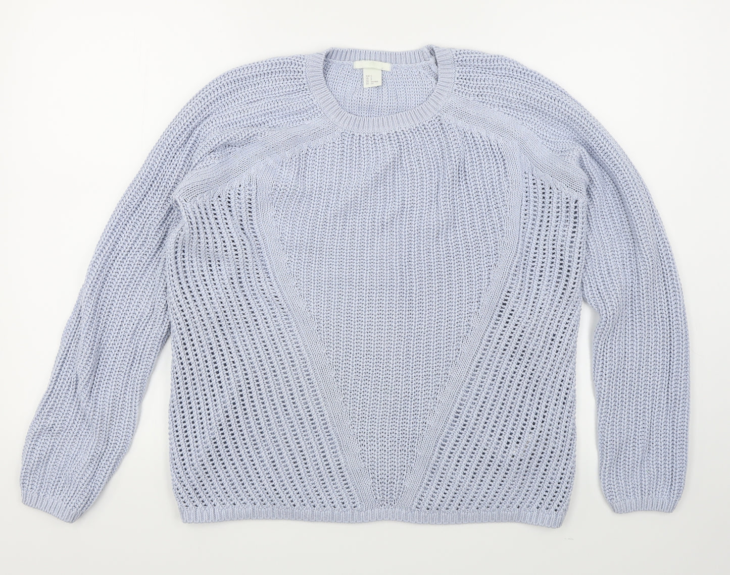 H&M Womens Blue   Pullover Jumper Size S