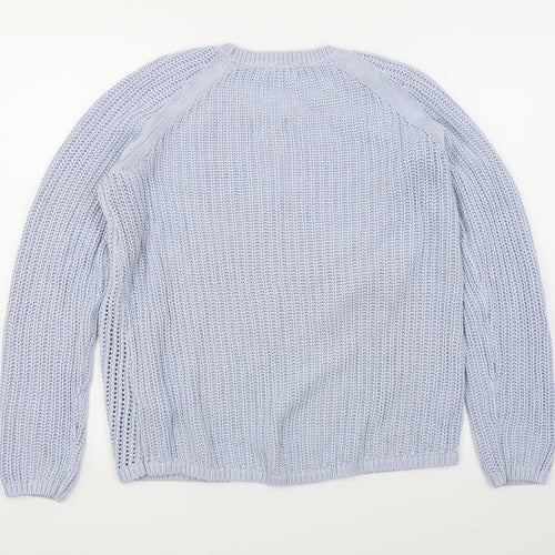 H&M Womens Blue   Pullover Jumper Size S