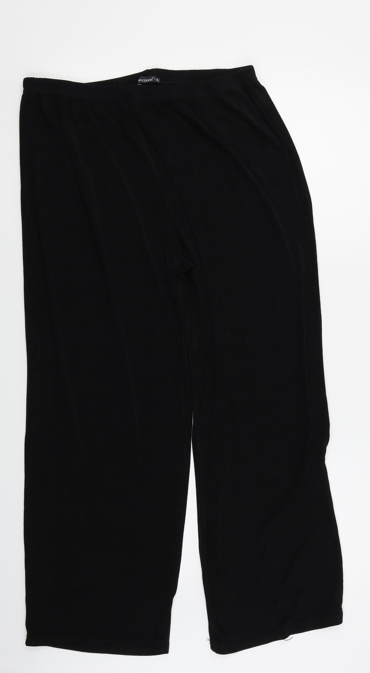 Reflections Womens Black   Capri Trousers Size XL L26 in