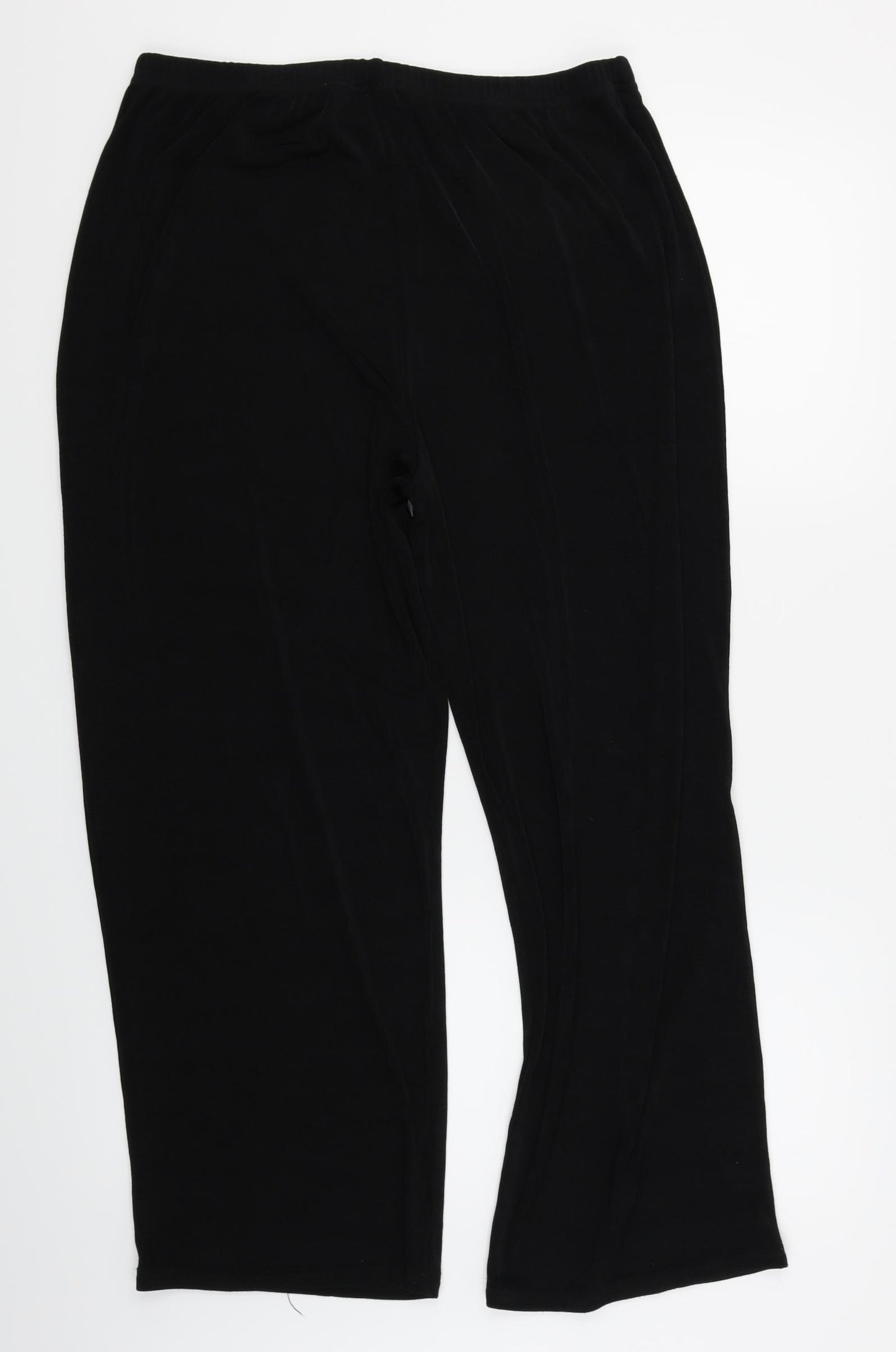 Reflections Womens Black   Capri Trousers Size XL L26 in