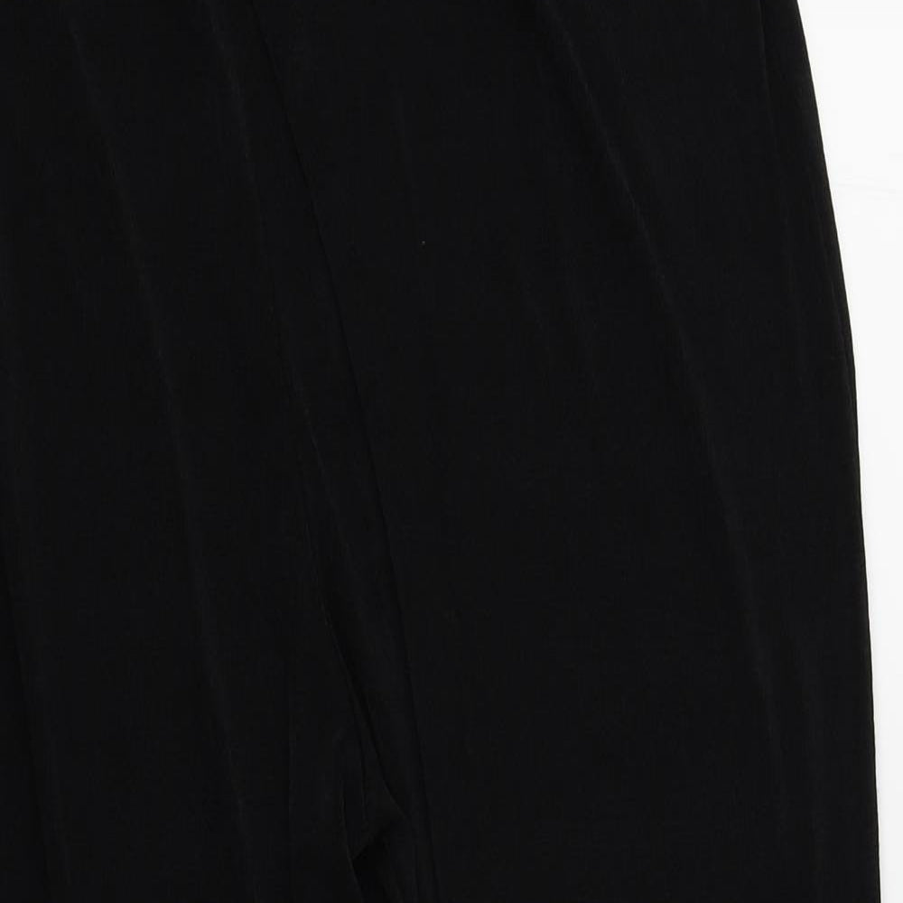 Reflections Womens Black   Capri Trousers Size XL L26 in