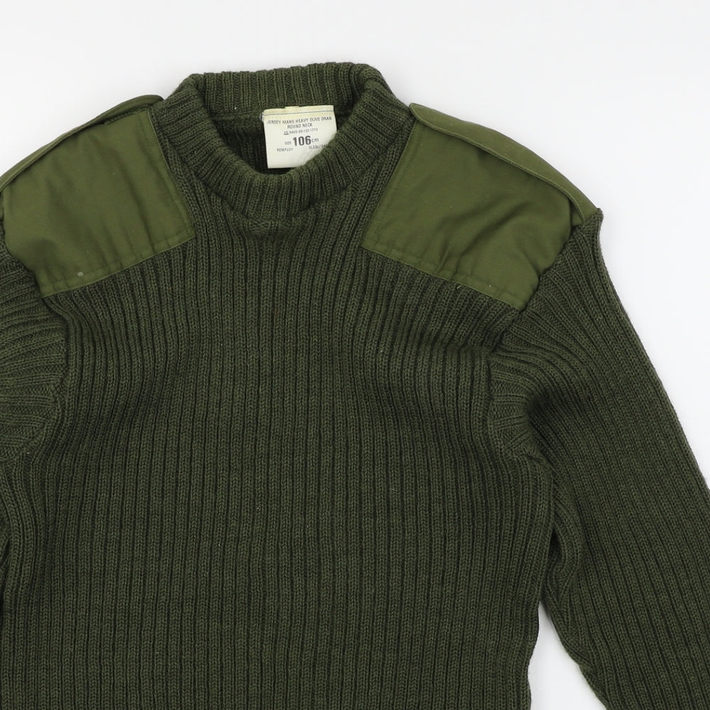 Preworn Mens Green   Pullover Jumper Size S