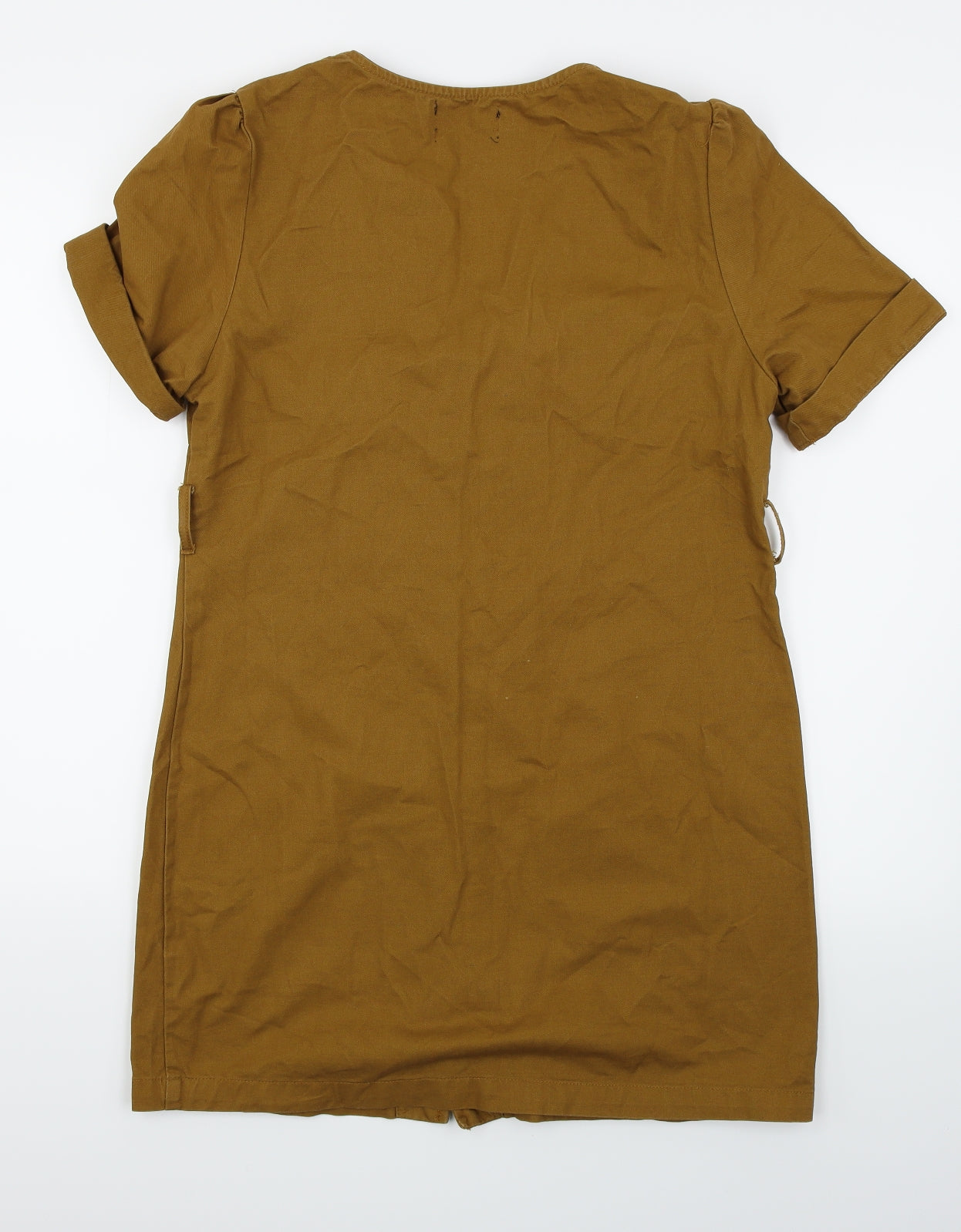Pretty Little Thing  Womens Brown   Shirt Dress  Size 10