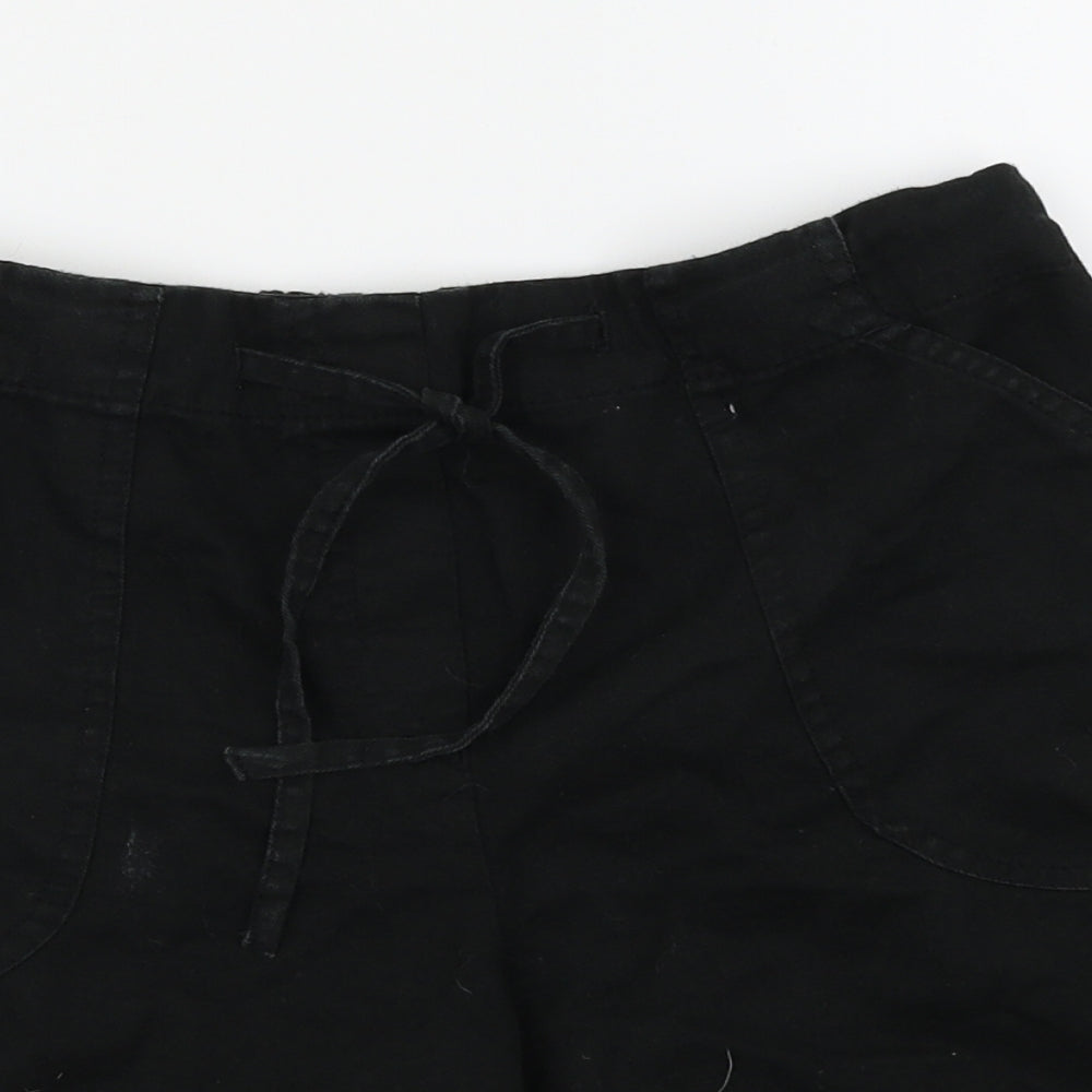 Geoge Womens Black   Boyfriend Shorts Size 10