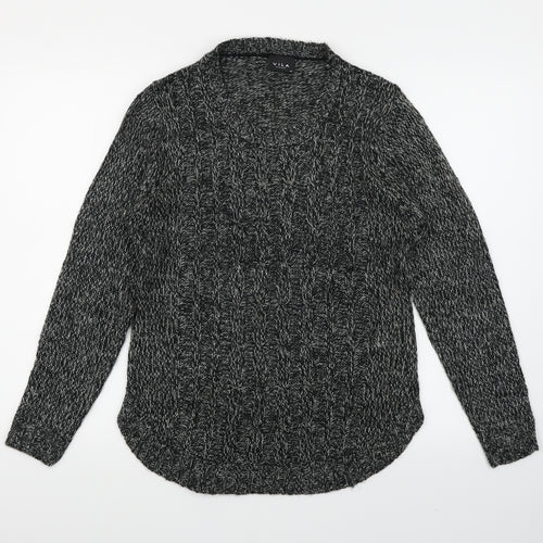 VILA Womens Black   Pullover Jumper Size M