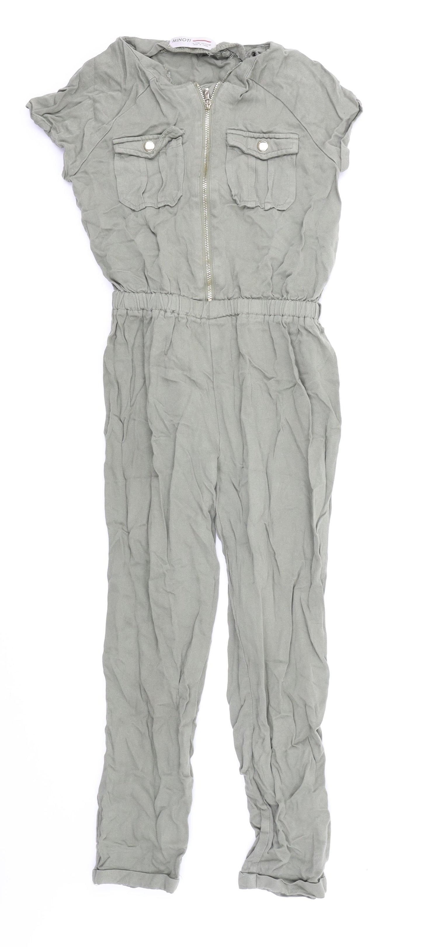 Minoti Girls Green   Jumpsuit One-Piece Size 10-11 Years