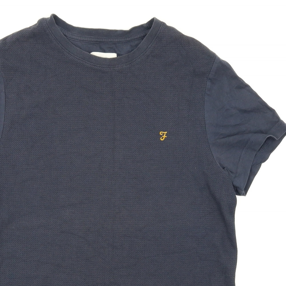 Farah Mens Blue    T-Shirt Size S