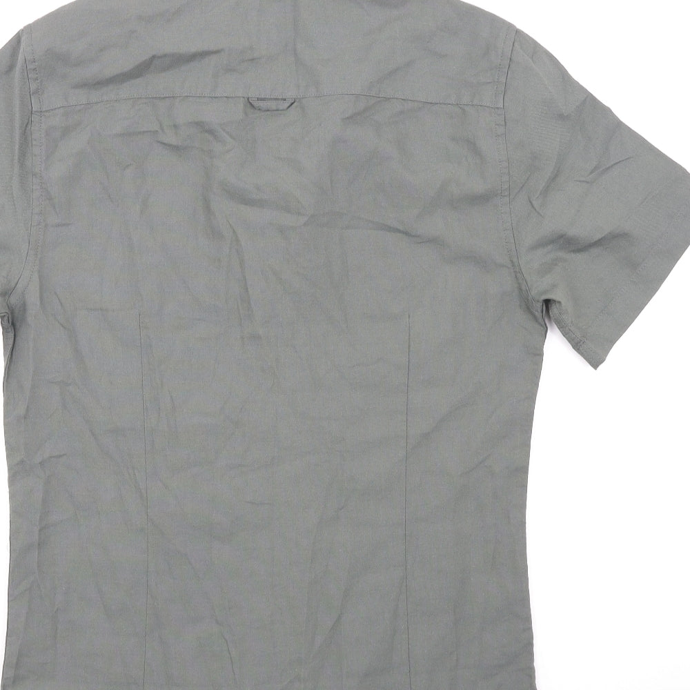 River Island Mens Green    Button-Up Size S