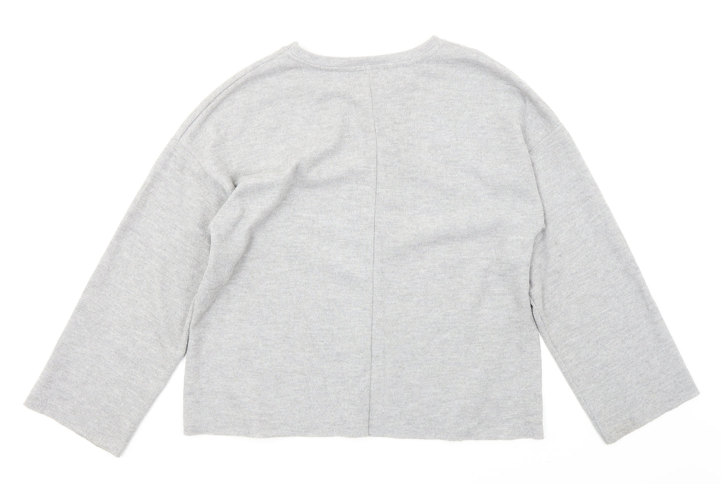 Zara Womens Grey  Knit Pullover Jumper Size S