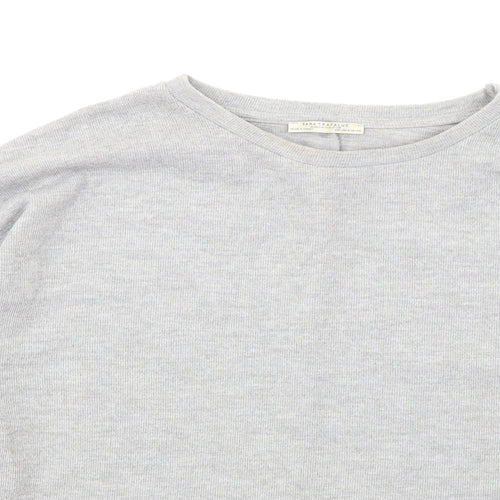 Zara Womens Grey  Knit Pullover Jumper Size S