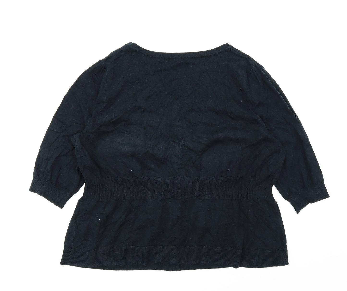 George Womens Black   Cardigan Jumper Size 22