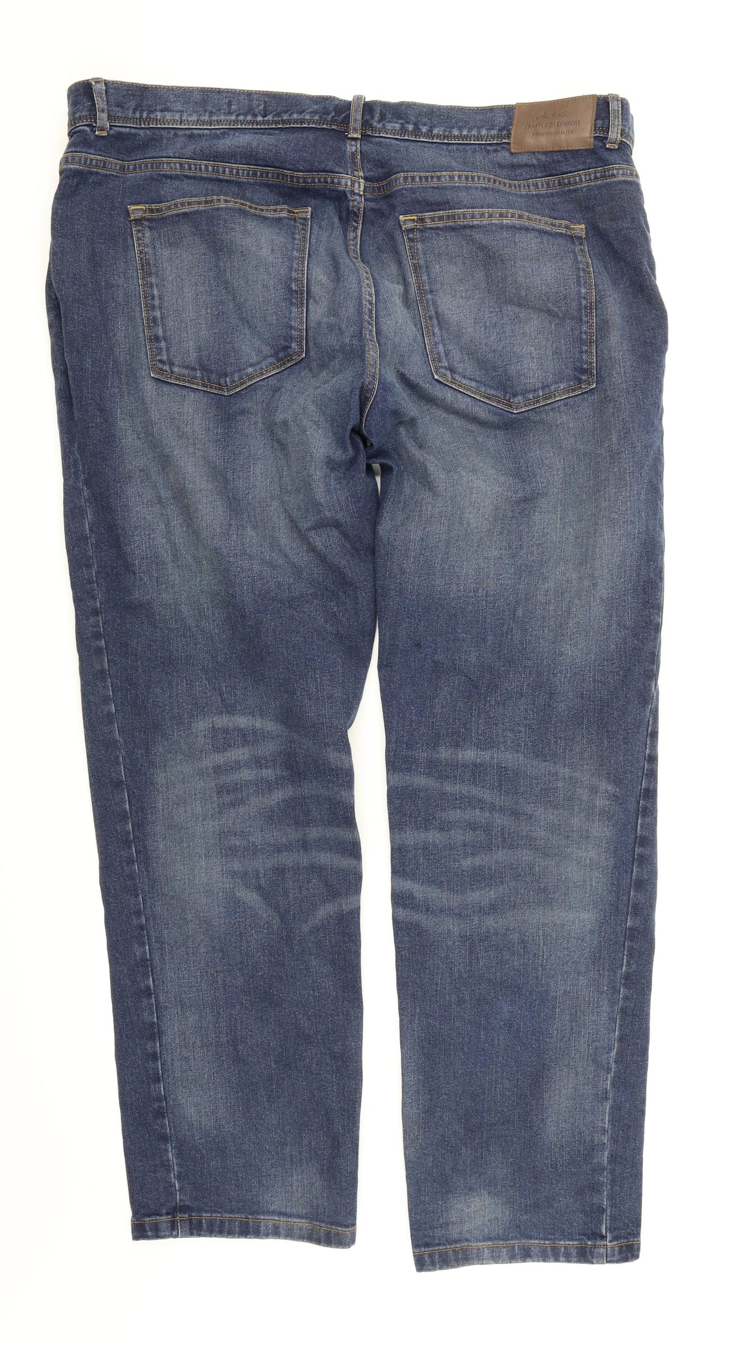 TU Mens Blue  Denim Straight Jeans Size 40 in L32 in