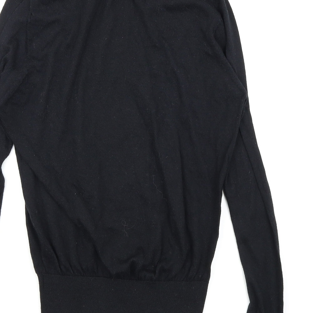 Zara Womens Black   Pullover Jumper Size M
