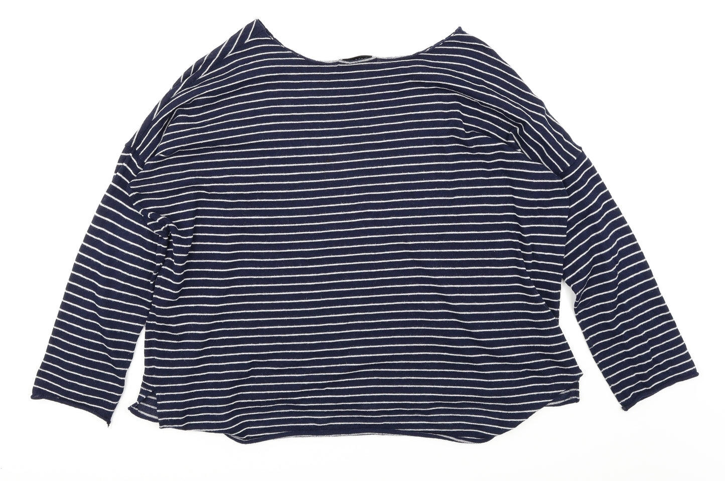 Zara Womens Blue Striped  Pullover Jumper Size M