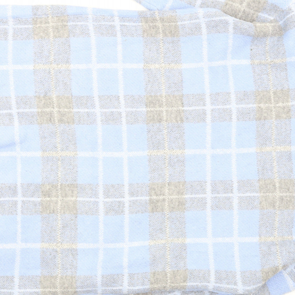 Principles Womens Blue Plaid  Cardigan Jumper Size 16
