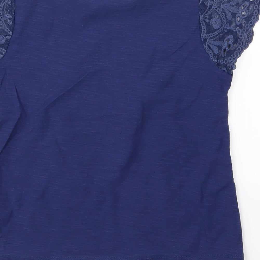 Matalan Girls Blue  Jersey Basic T-Shirt Size 4-5 Years