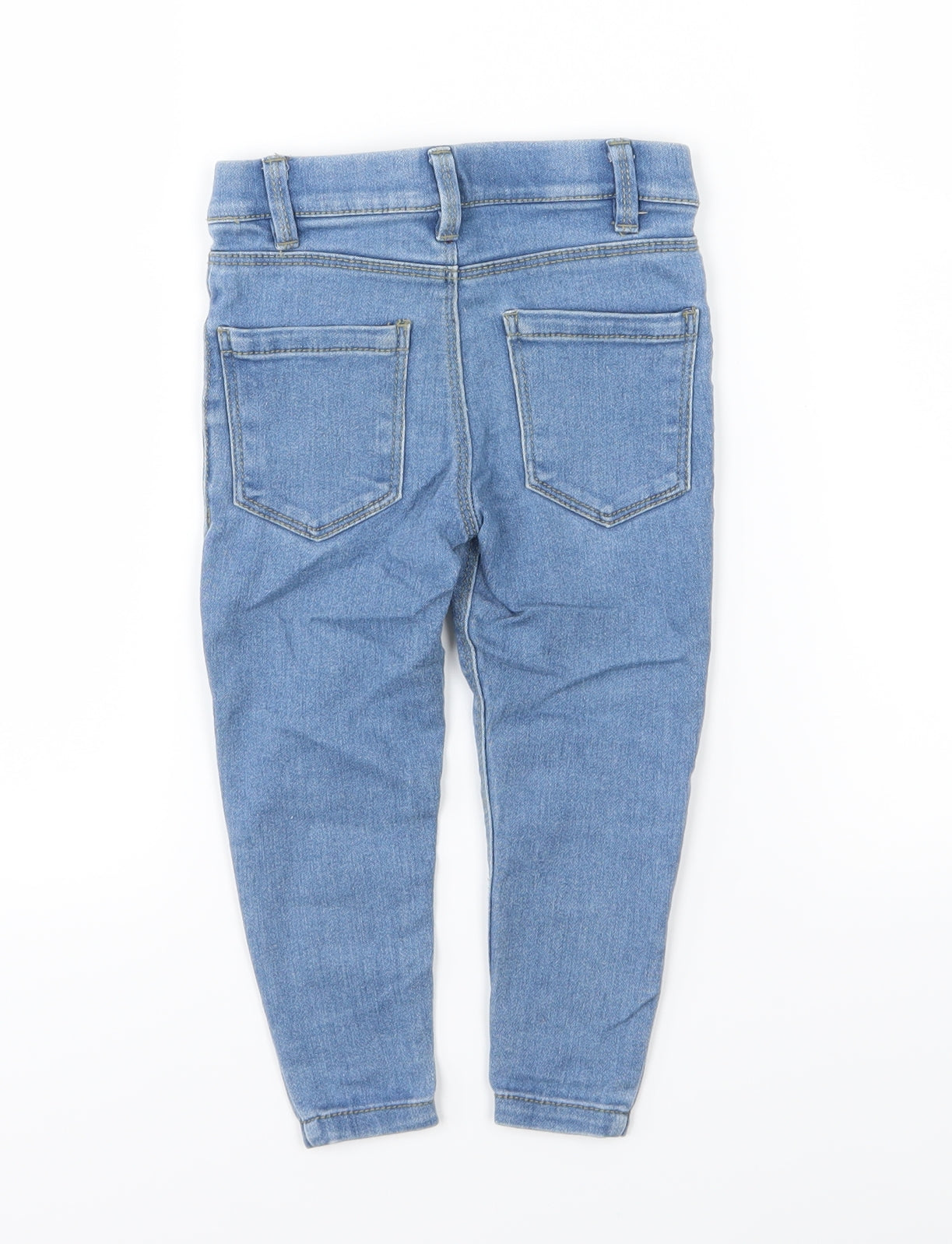 Denim & Co. Girls Blue  Denim  Jeans Size 18-24 Months