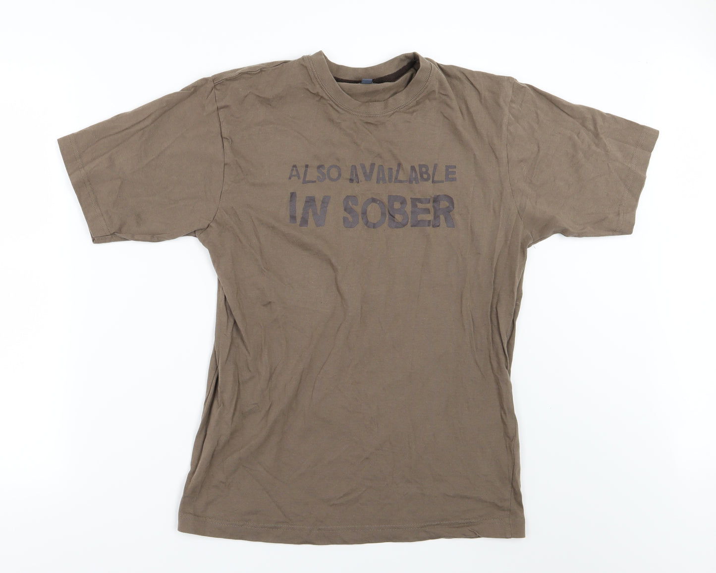 Matalan Mens Green  Jersey  T-Shirt Size S  - Sober