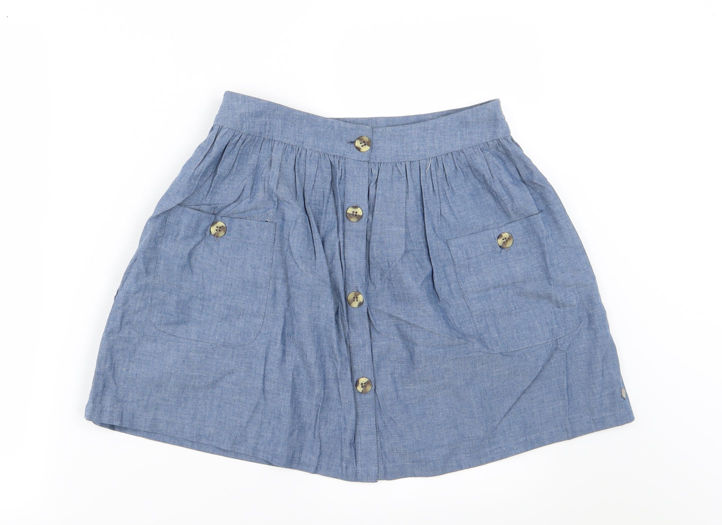 SoulCal&Co Womens Blue   A-Line Skirt Size S
