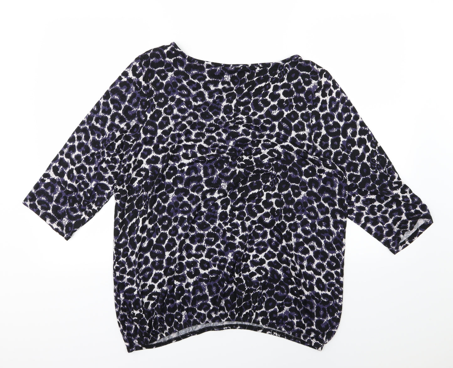 George Womens Multicoloured Animal Print Jersey Basic T-Shirt Size 20