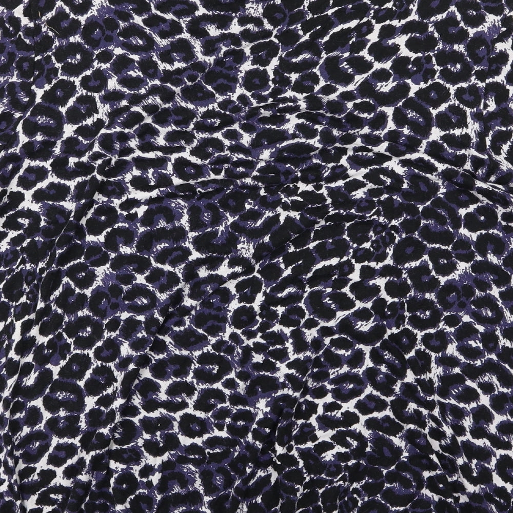George Womens Multicoloured Animal Print Jersey Basic T-Shirt Size 20