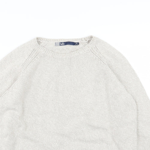 EWM Womens Beige  Knit Pullover Jumper Size M