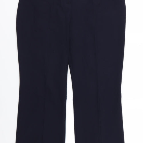 Agenda Womens Blue  Rayon Trousers  Size 16 L30 in