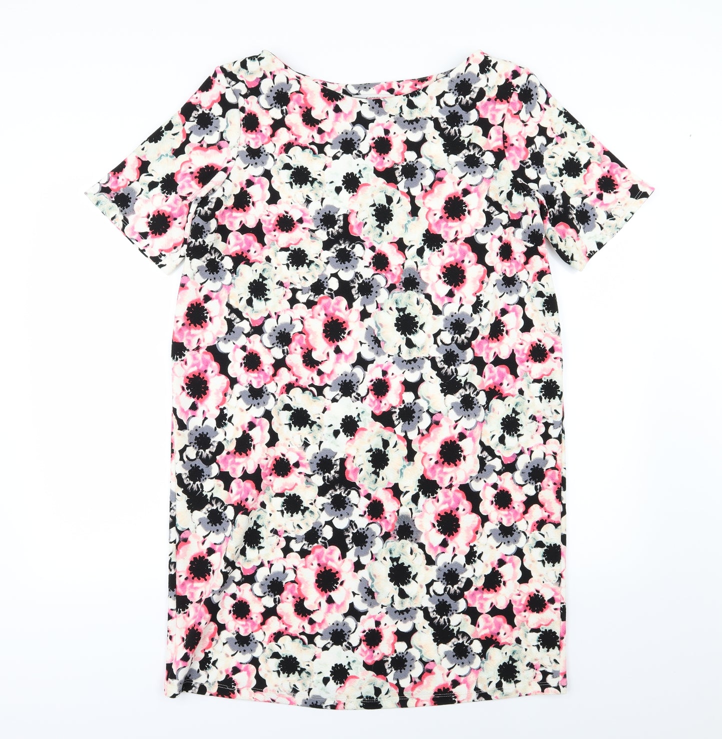 George Womens Multicoloured Floral Jersey Sheath  Size 16