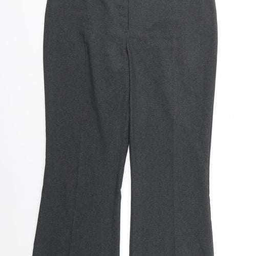 Papaya Womens Grey  Rayon Trousers  Size 16 L30 in