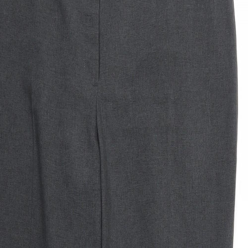 Papaya Womens Grey  Rayon Trousers  Size 16 L30 in