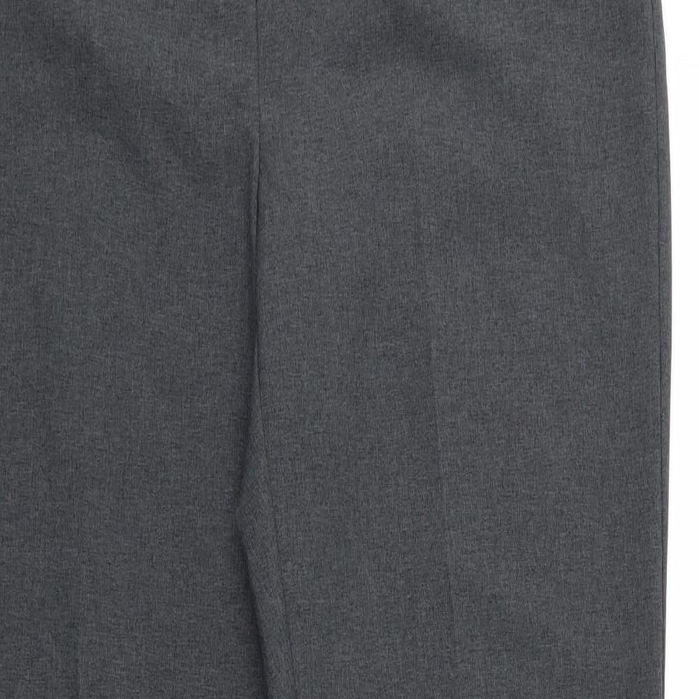 George Womens Grey  Rayon Trousers  Size 14 L32 in