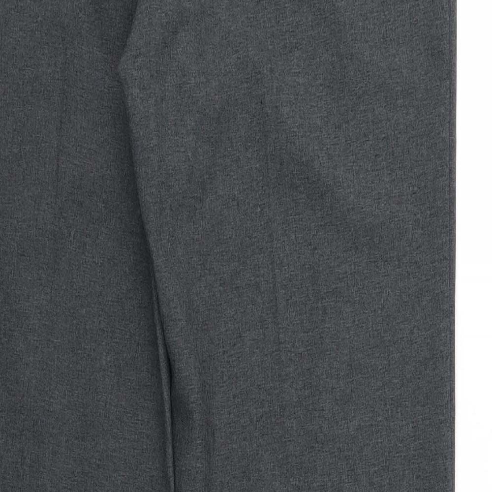 George Womens Grey  Rayon Trousers  Size 14 L32 in
