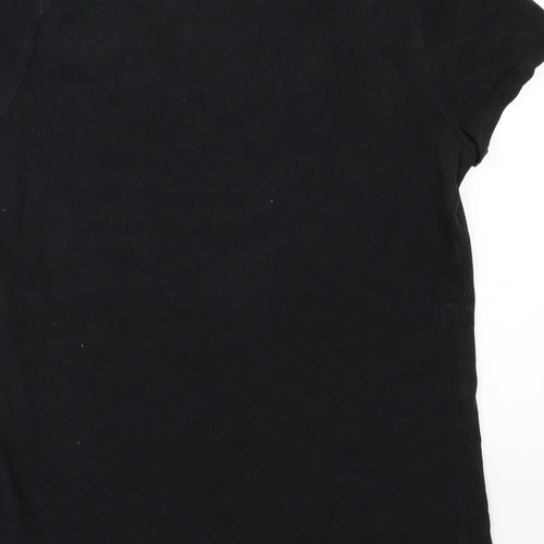 New Look Womens Black  Jersey Basic T-Shirt Size 10  - Bonjour