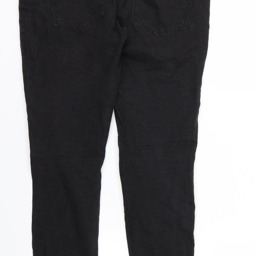 Denim & Co. Womens Black  Denim Skinny Jeans Size 12 L27 in