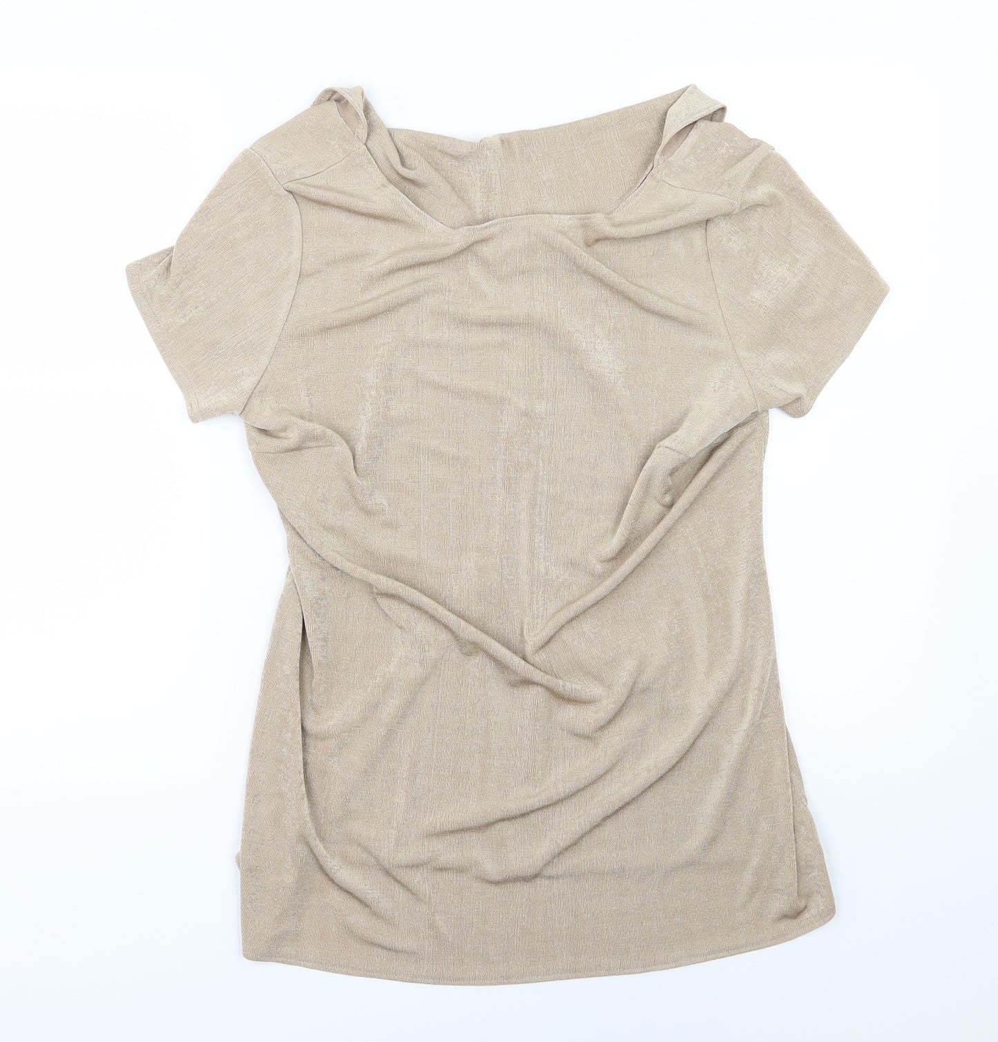 Kaleidoscope Womens Beige   Basic Blouse Size 16