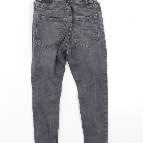 Denim & Co. Boys Grey  Denim Skinny Jeans Size 3-4 Years