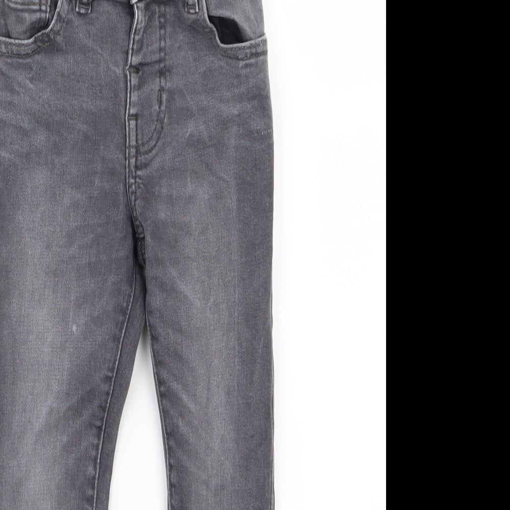 Denim & Co. Boys Grey  Denim Skinny Jeans Size 3-4 Years