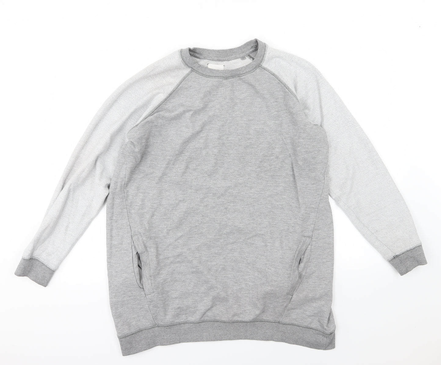 NEXT Womens Grey  Jersey Pullover Sweatshirt Size 18