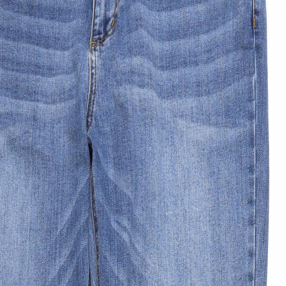 George Womens Blue  Denim Straight Jeans Size 16 L30 in