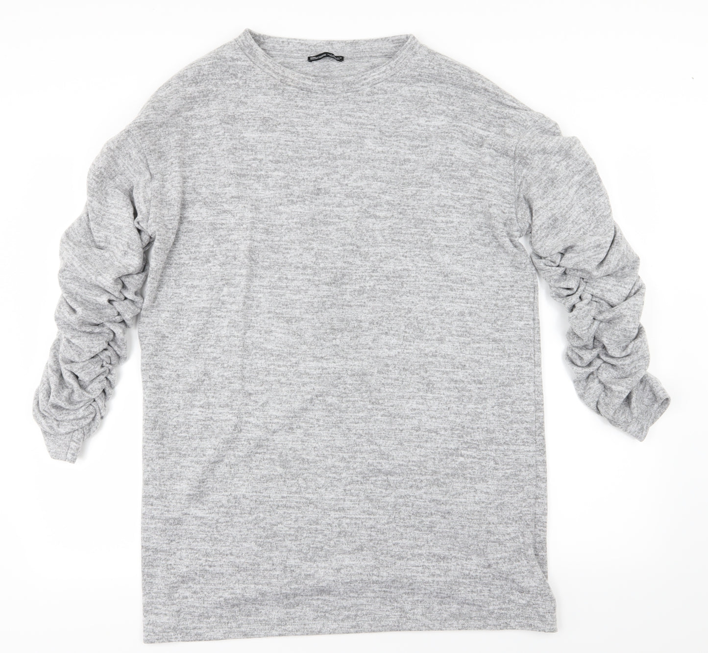 Zara Womens Grey  Jersey Pullover Jumper Size S