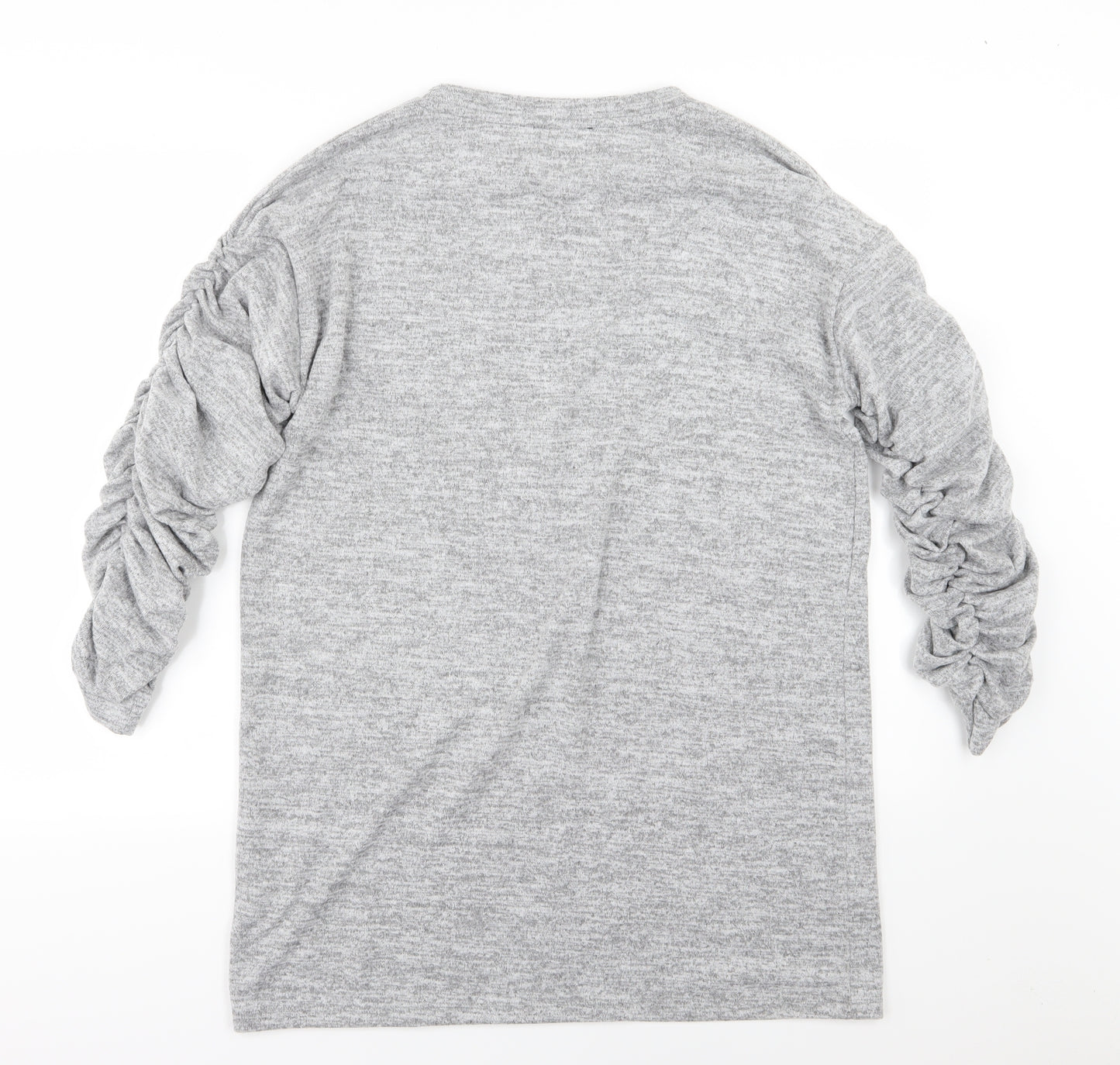 Zara Womens Grey  Jersey Pullover Jumper Size S