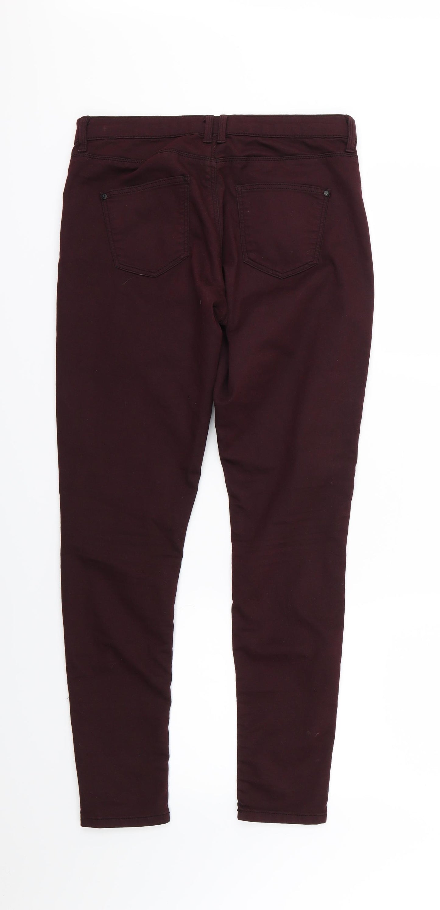 Topshop Womens Purple  Denim Skinny Jeans Size 30 L30 in