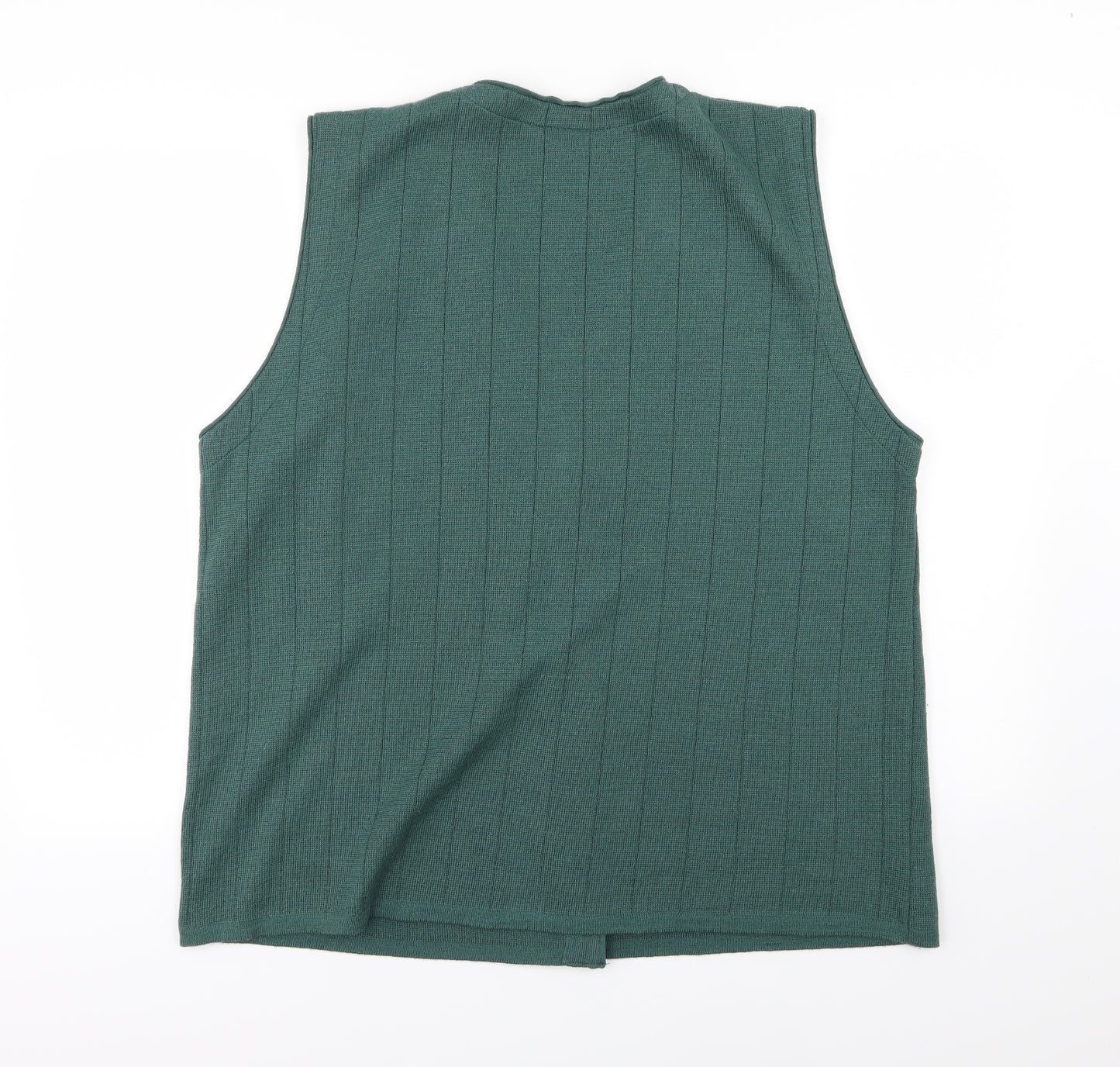 Wood harris Mens Green  Knit Cardigan Jumper Size L