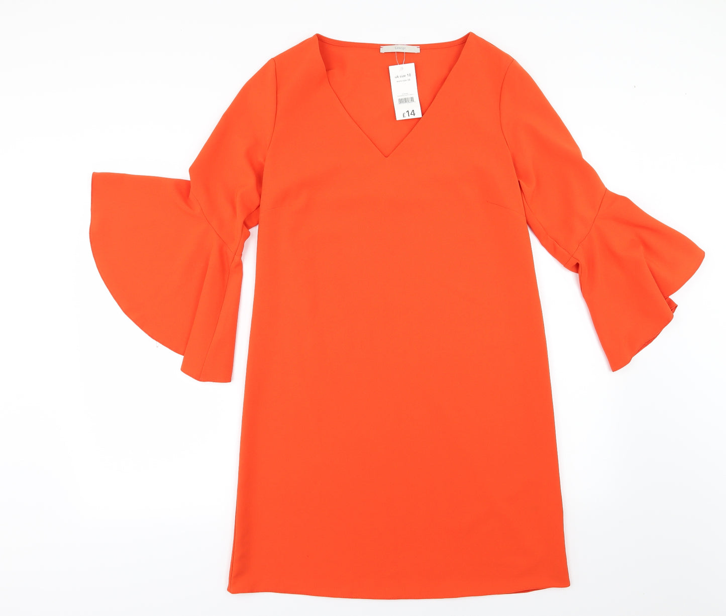 George Womens Red   A-Line  Size 10